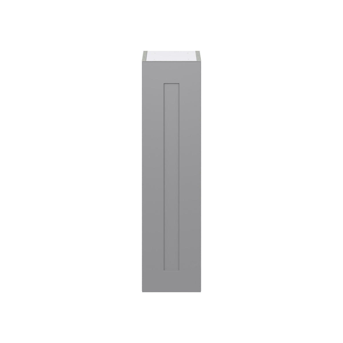 Hugo&Borg Beaumont 9-in W x 35-in H x 14-in D Slate Gray Wall Fully Assembled Cabinet (Flat Panel Shaker Door Style)
