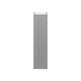Hugo&Borg Beaumont 9-in W x 35-in H x 14-in D Slate Gray Wall Fully Assembled Cabinet (Flat Panel Shaker Door Style)