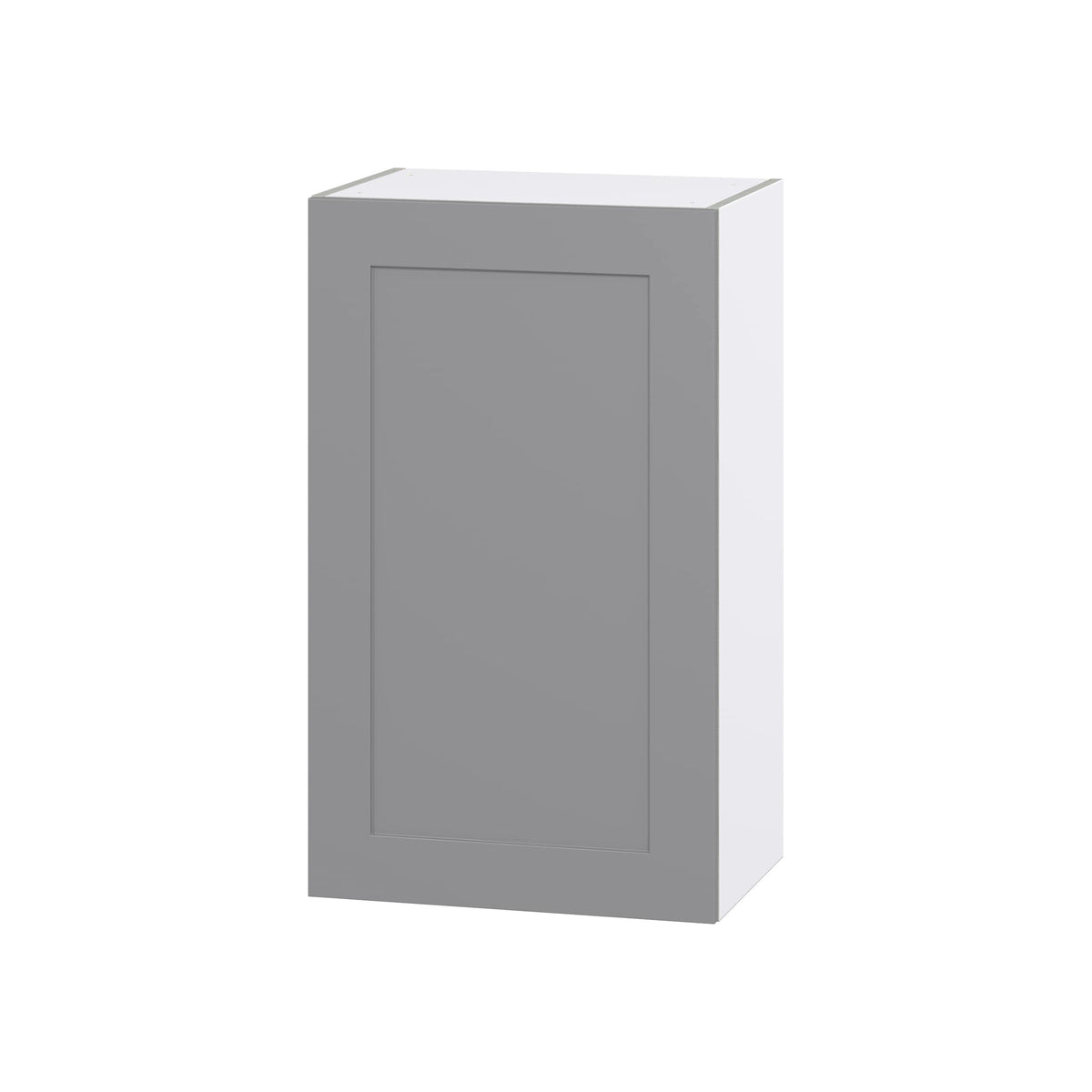 Hugo&Borg Beaumont 21-in W x 35-in H x 14-in D Slate Gray Wall Fully Assembled Cabinet (Flat Panel Shaker Door Style)