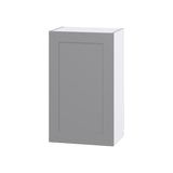 Hugo&Borg Beaumont 21-in W x 35-in H x 14-in D Slate Gray Wall Fully Assembled Cabinet (Flat Panel Shaker Door Style)