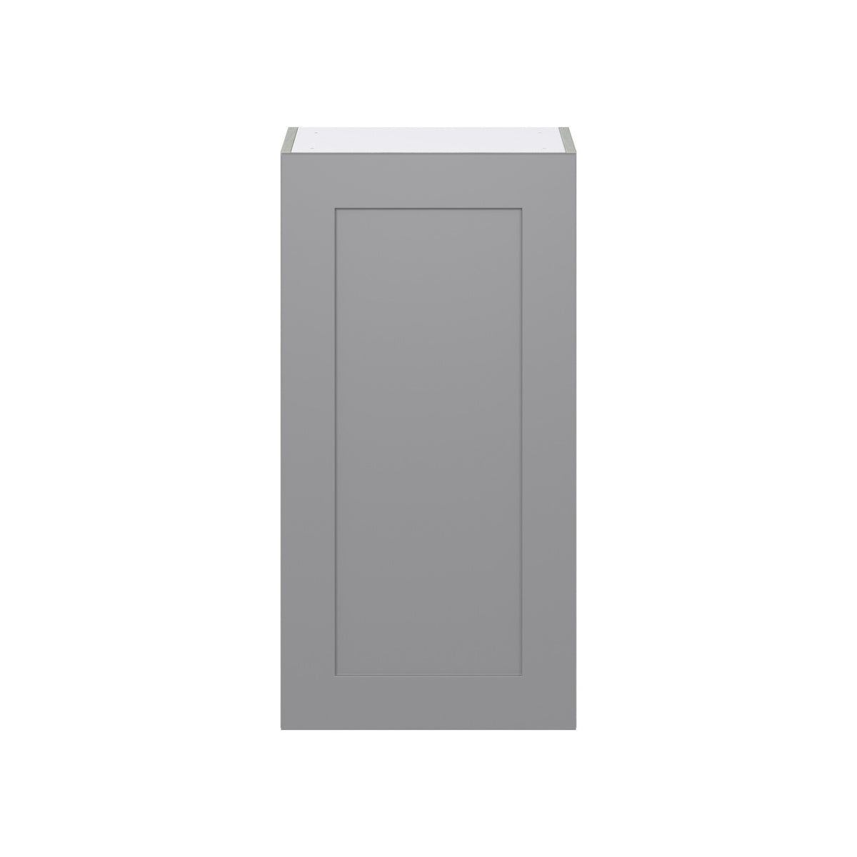 Hugo&Borg Beaumont 18-in W x 35-in H x 14-in D Slate Gray Wall Fully Assembled Cabinet (Flat Panel Shaker Door Style)