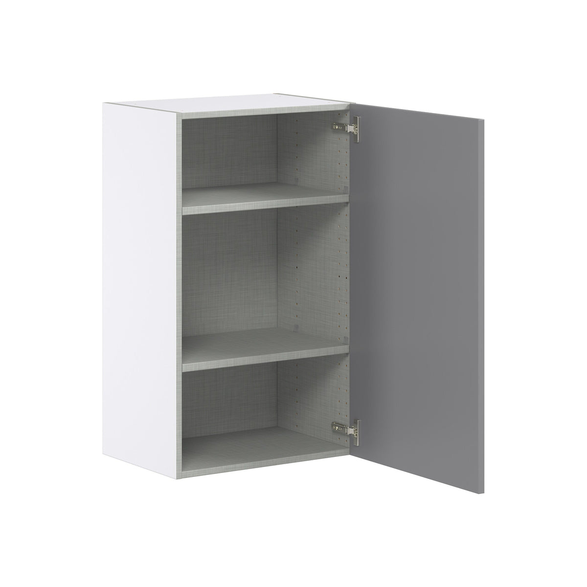 Hugo&Borg Beaumont 21-in W x 35-in H x 14-in D Slate Gray Wall Fully Assembled Cabinet (Flat Panel Shaker Door Style)