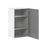 Hugo&Borg Beaumont 21-in W x 35-in H x 14-in D Slate Gray Wall Fully Assembled Cabinet (Flat Panel Shaker Door Style)
