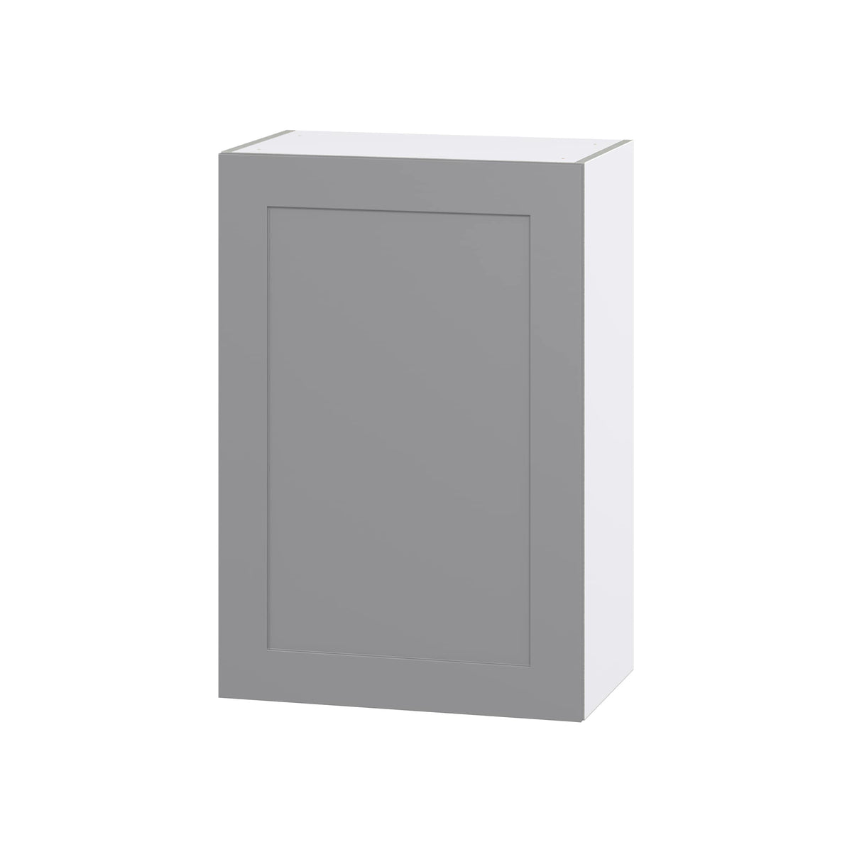 Hugo&Borg Beaumont 24-in W x 35-in H x 14-in D Slate Gray Wall Fully Assembled Cabinet (Flat Panel Shaker Door Style)