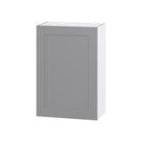 Hugo&Borg Beaumont 24-in W x 35-in H x 14-in D Slate Gray Wall Fully Assembled Cabinet (Flat Panel Shaker Door Style)