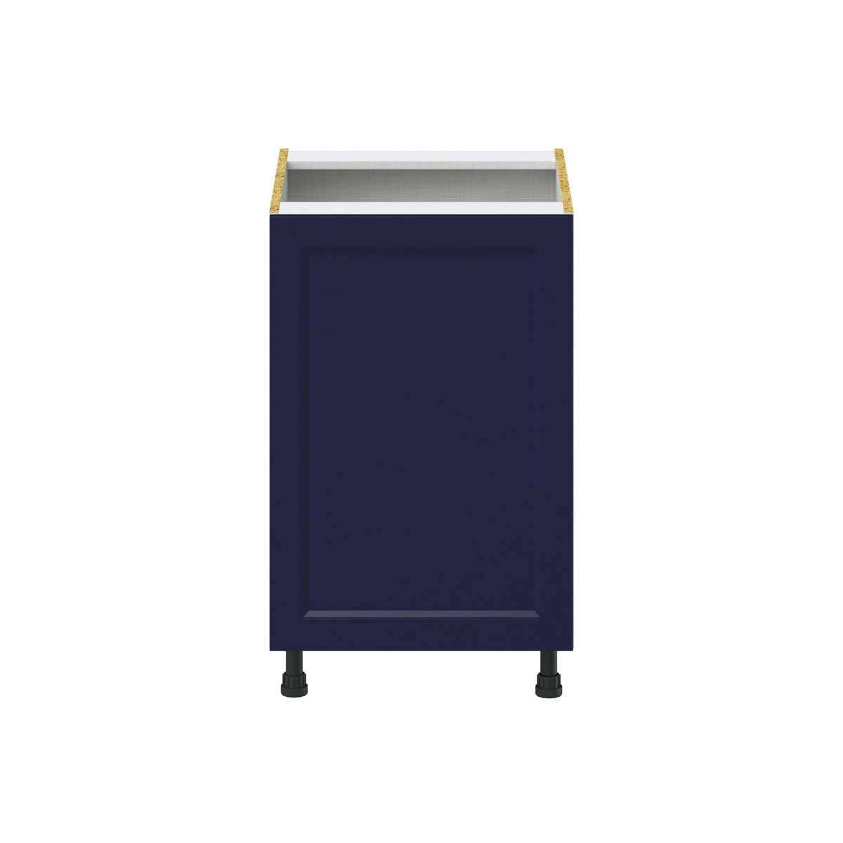 Hugo&Borg Lorette 21-in W x 34.5-in H x 24-in D Navy Blue Base Fully Assembled Cabinet (Recessed Panel Shaker Door Style)