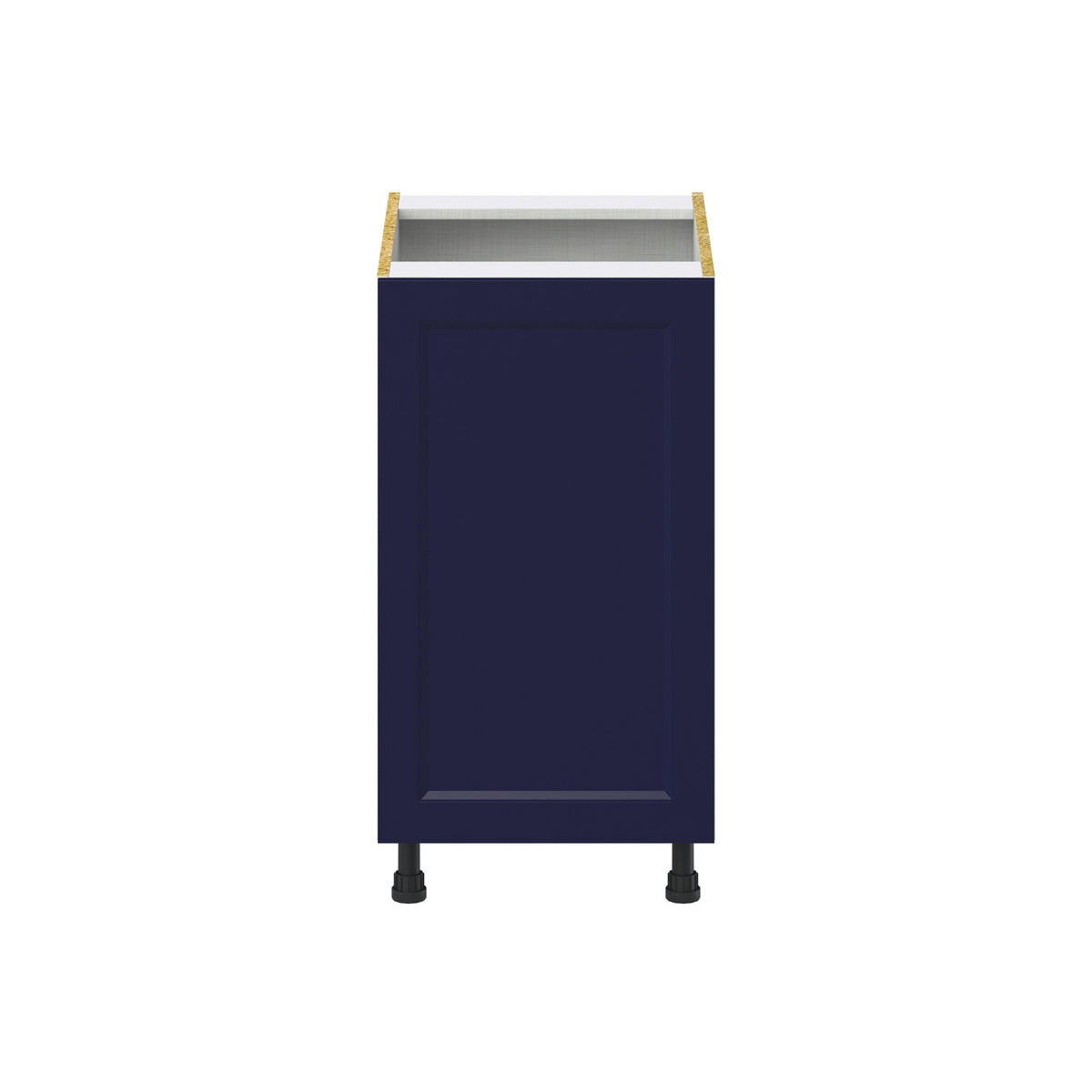 Hugo&Borg Lorette 18-in W x 34.5-in H x 24-in D Navy Blue 3-Drawers Base Fully Assembled Cabinet (Recessed Panel Shaker Style)