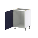 Hugo&Borg Lorette 24-in W x 34.5-in H x 24-in D Navy Blue Sink Base Fully Assembled Cabinet (Recessed Panel Shaker Style)