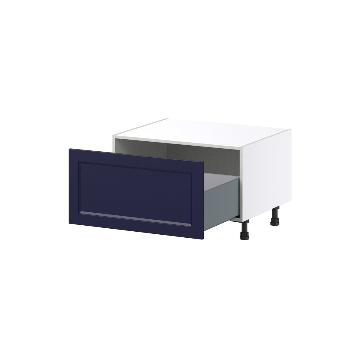 Hugo&Borg Lorette 30-in W x 19.5-in H x 24-in D Navy Blue 1-Drawer Base Fully Assembled Cabinet