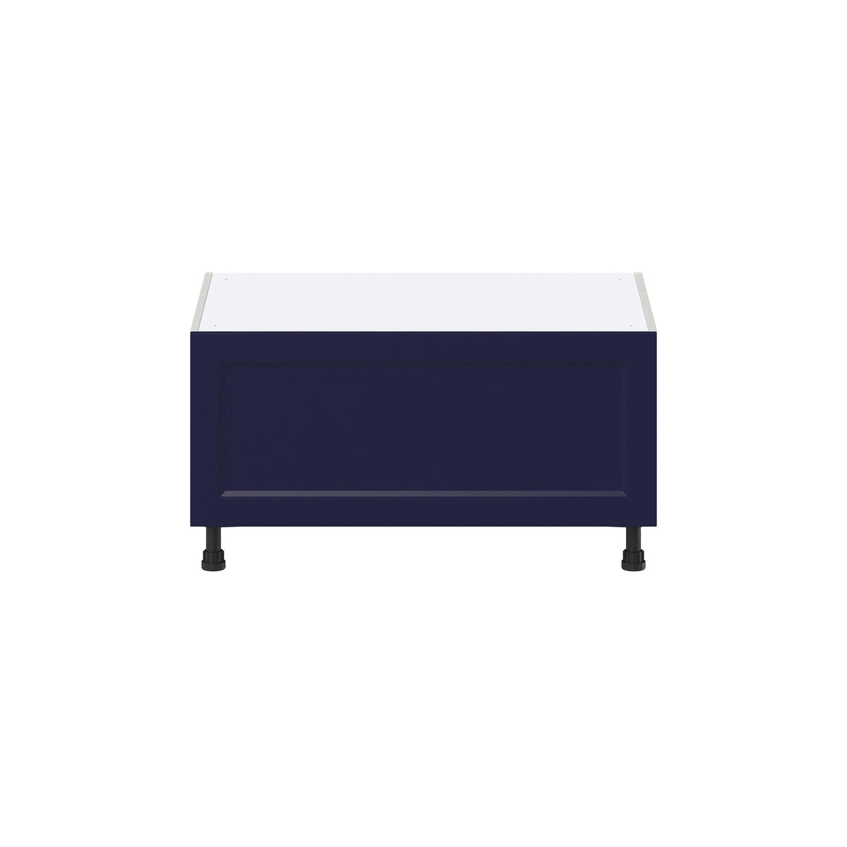Hugo&Borg Lorette 36-in W x 19.5-in H x 24-in D Navy Blue 1-Drawer Base Fully Assembled Cabinet