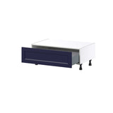 Hugo&Borg Lorette 36-in W x 14.5-in H x 24-in D Navy Blue 1-Drawer Base Fully Assembled Cabinet
