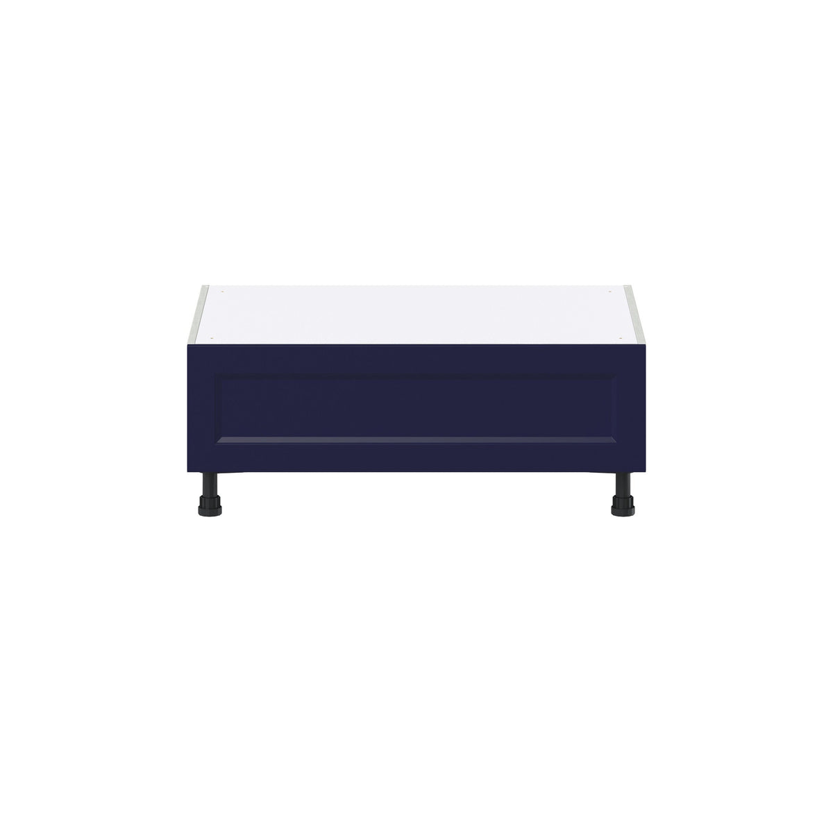 Hugo&Borg Lorette 36-in W x 14.5-in H x 24-in D Navy Blue 1-Drawer Base Fully Assembled Cabinet