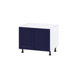 Hugo&Borg Lorette 30-in W x 24.5-in H x 24-in D Navy Blue Sink Base Fully Assembled Cabinet (Recessed Panel Shaker Style)