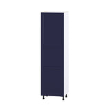 Hugo&Borg Lorette 24-in W x 89.5-in H x 24-in D Navy Blue Pantry Fully Assembled Cabinet (Recessed Panel Shaker Door Style)