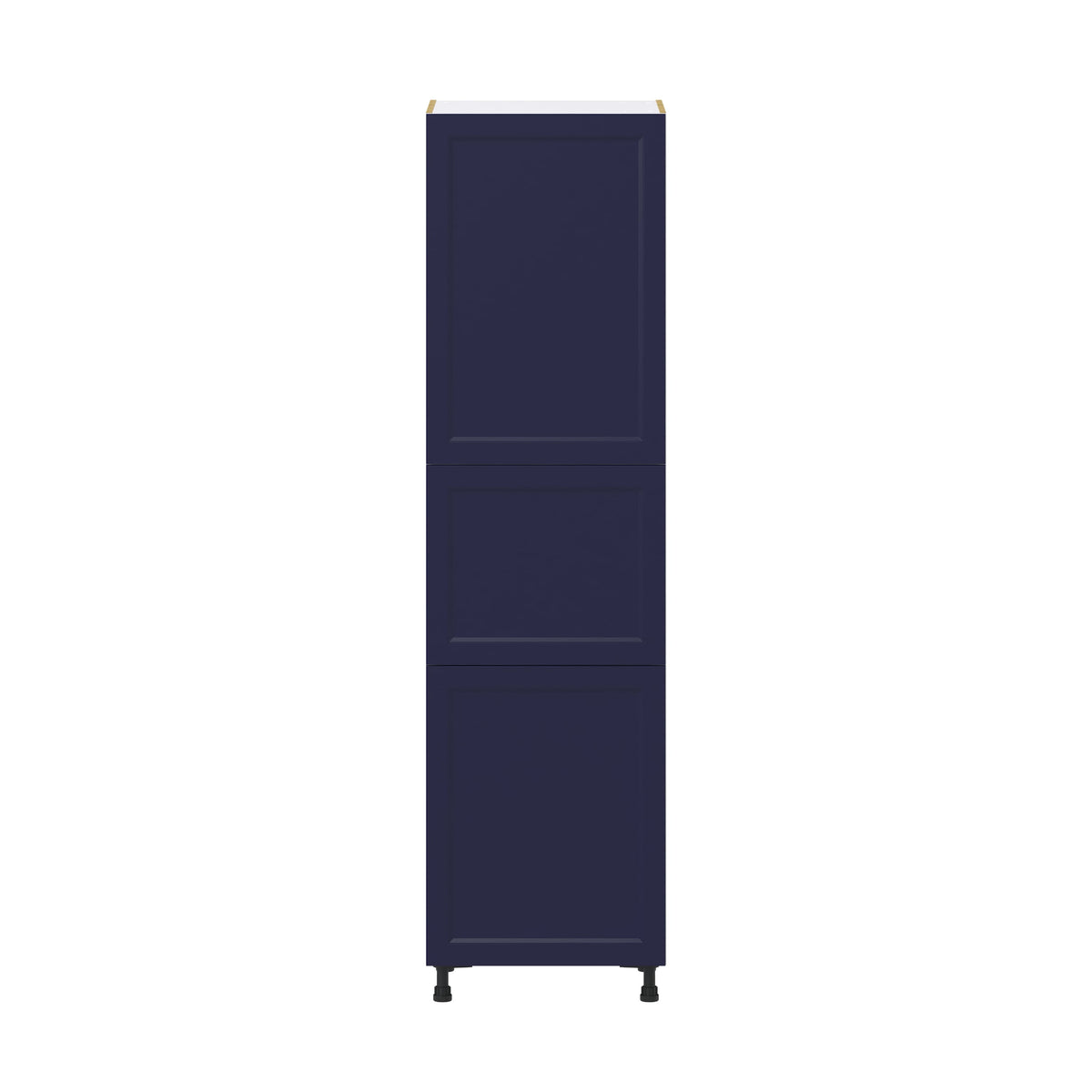 Hugo&Borg Lorette 24-in W x 89.5-in H x 24-in D Navy Blue Pantry Fully Assembled Cabinet (Recessed Panel Shaker Door Style)