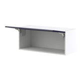 Hugo&Borg Lorette 36-in W x 15-in H x 14-in D Navy Blue Wall Fully Assembled Cabinet (Recessed Panel Shaker Door Style)