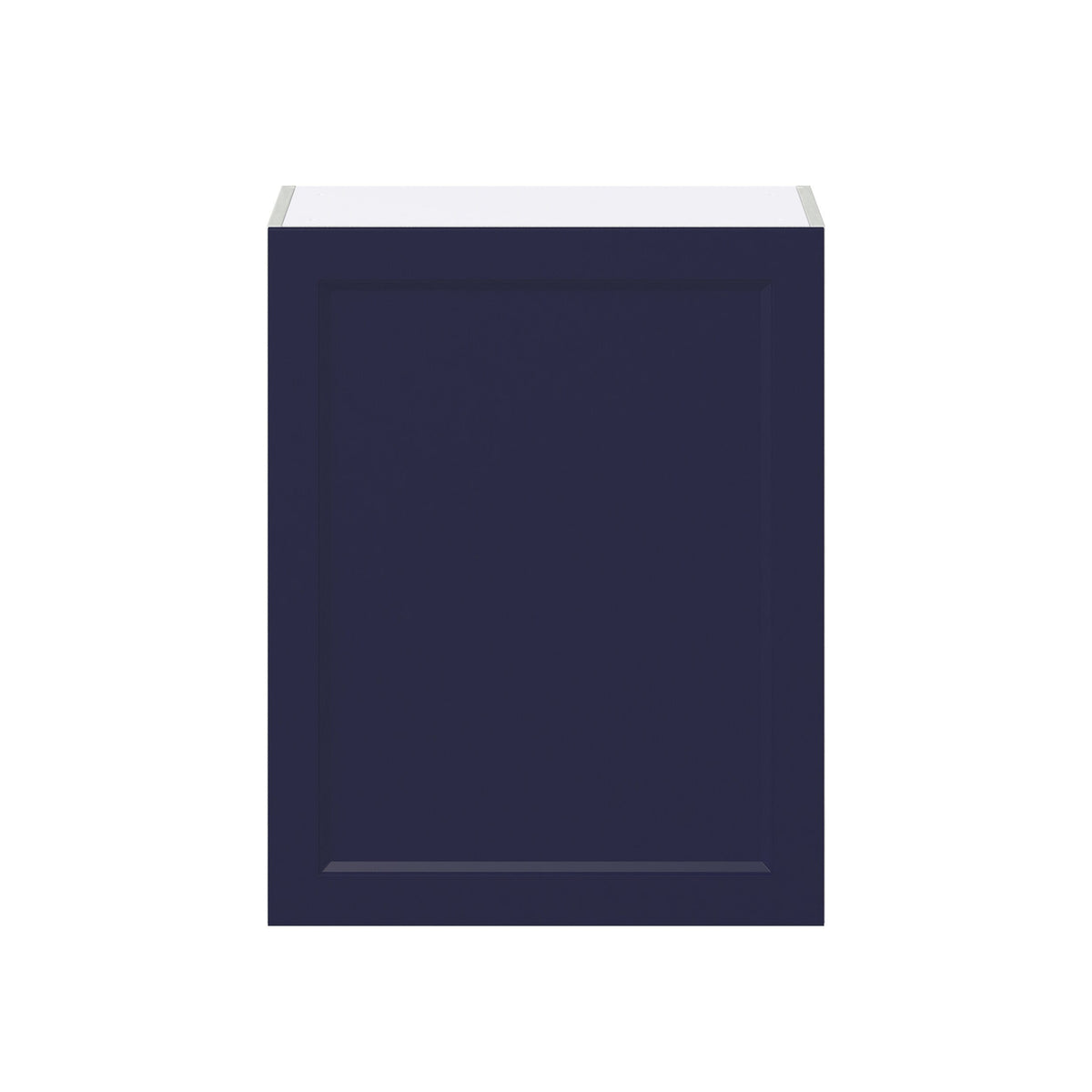 Hugo&Borg Lorette 24-in W x 30-in H x 14-in D Navy Blue Wall Fully Assembled Cabinet (Recessed Panel Shaker Door Style)