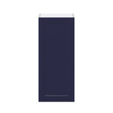 Hugo&Borg Lorette 15-in W x 35-in H x 14-in D Navy Blue Wall Fully Assembled Cabinet (Recessed Panel Shaker Door Style)