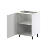 Hugo&Borg Riviera 24-in W x 34.5-in H x 24-in D Bright White Base Fully Assembled Cabinet (Recessed Panel Shaker Door Style)