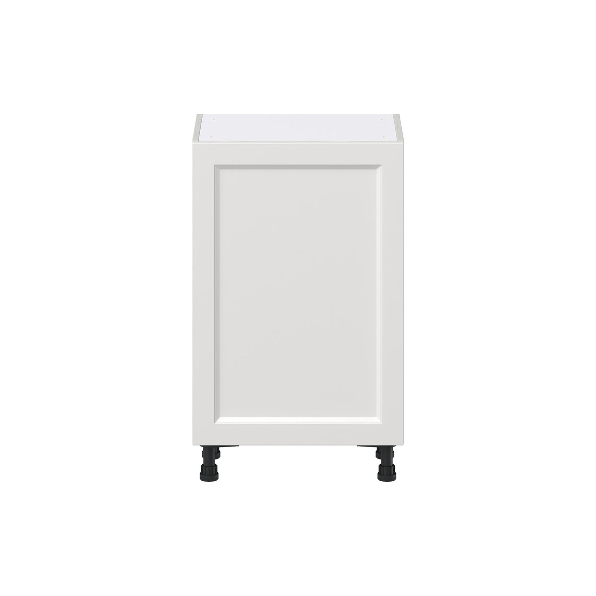 Hugo&Borg Riviera 21-in W x 34.5-in H x 14-in D Bright White Base Fully Assembled Cabinet (Recessed Panel Shaker Door Style)