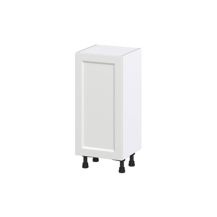 Hugo&Borg Riviera 15-in W x 34.5-in H x 14-in D Bright White 3-Drawers Base Fully Assembled Cabinet (Recessed Panel Shaker Style)