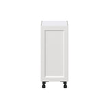 Hugo&Borg Riviera 15-in W x 34.5-in H x 14-in D Bright White 3-Drawers Base Fully Assembled Cabinet (Recessed Panel Shaker Style)