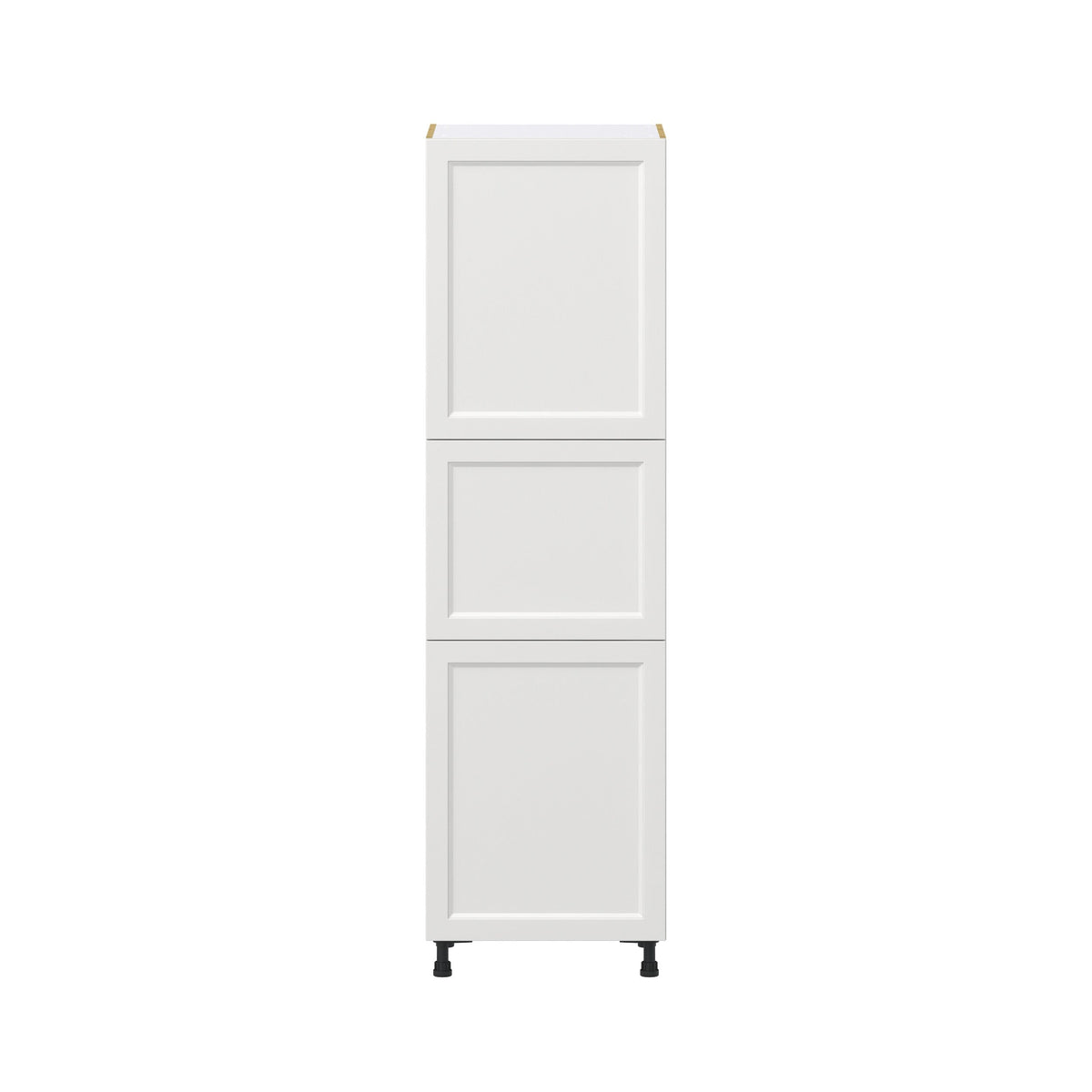 Hugo&Borg Riviera 24-in W x 84.5-in H x 24-in D Bright White Pantry Fully Assembled Cabinet (Recessed Panel Shaker Door Style)