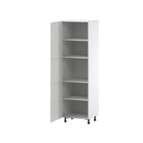 Hugo&Borg Riviera 24-in W x 84.5-in H x 24-in D Bright White Pantry Fully Assembled Cabinet (Recessed Panel Shaker Door Style)