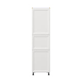 Hugo&Borg Riviera 24-in W x 89.5-in H x 24-in D Bright White Pantry Fully Assembled Cabinet (Recessed Panel Shaker Door Style)