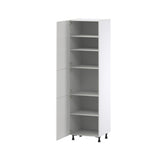 Hugo&Borg Riviera 24-in W x 89.5-in H x 24-in D Bright White Pantry Fully Assembled Cabinet (Recessed Panel Shaker Door Style)