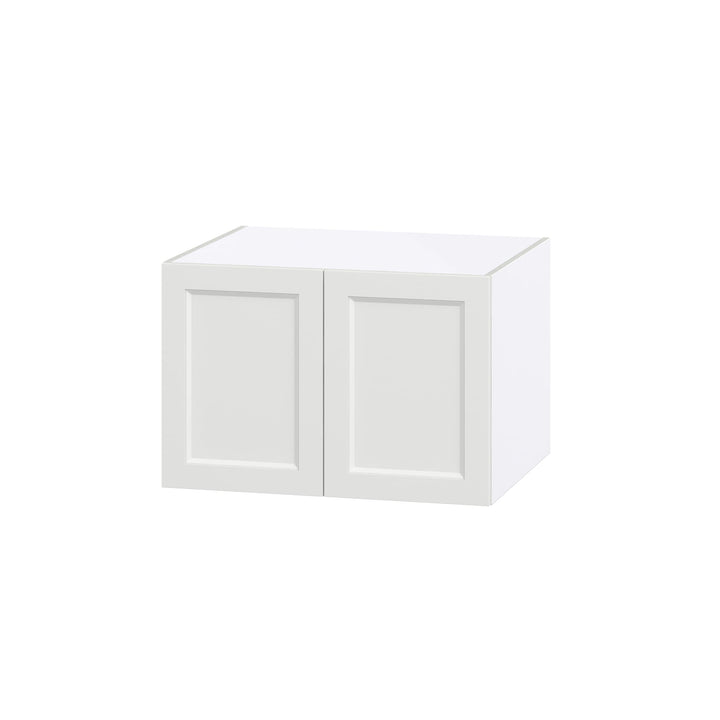 Hugo&Borg Riviera 30-in W x 20-in H x 24-in D Bright White Wall Fully Assembled Cabinet (Recessed Panel Shaker Door Style)