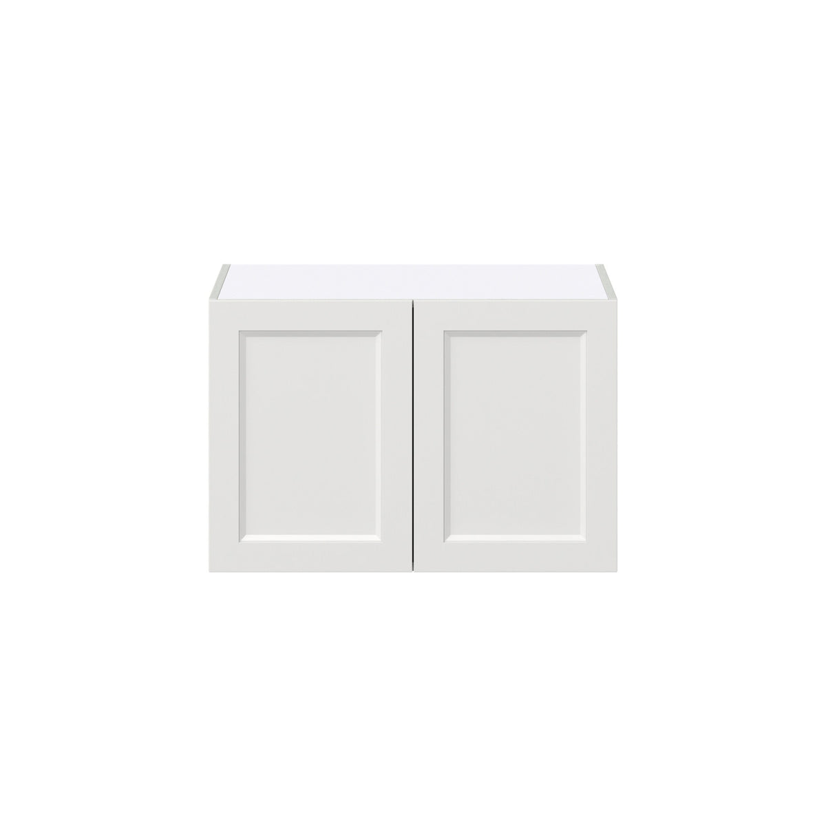 Hugo&Borg Riviera 30-in W x 20-in H x 24-in D Bright White Wall Fully Assembled Cabinet (Recessed Panel Shaker Door Style)