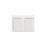 Hugo&Borg Riviera 30-in W x 20-in H x 24-in D Bright White Wall Fully Assembled Cabinet (Recessed Panel Shaker Door Style)