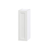 Hugo&Borg Riviera 9-in W x 30-in H x 14-in D Bright White Wall Fully Assembled Cabinet (Recessed Panel Shaker Door Style)