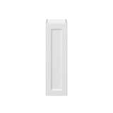 Hugo&Borg Riviera 9-in W x 30-in H x 14-in D Bright White Wall Fully Assembled Cabinet (Recessed Panel Shaker Door Style)