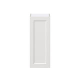 Hugo&Borg Riviera 12-in W x 30-in H x 14-in D Bright White Wall Fully Assembled Cabinet (Recessed Panel Shaker Door Style)