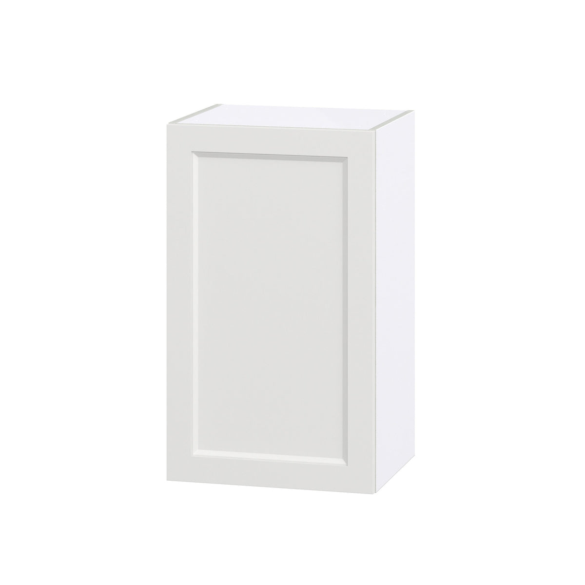 Hugo&Borg Riviera 18-in W x 30-in H x 14-in D Bright White Wall Fully Assembled Cabinet (Recessed Panel Shaker Door Style)