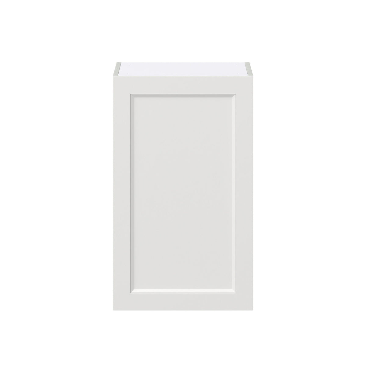 Hugo&Borg Riviera 18-in W x 30-in H x 14-in D Bright White Wall Fully Assembled Cabinet (Recessed Panel Shaker Door Style)