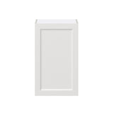Hugo&Borg Riviera 18-in W x 30-in H x 14-in D Bright White Wall Fully Assembled Cabinet (Recessed Panel Shaker Door Style)