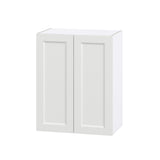 Hugo&Borg Riviera 24-in W x 30-in H x 14-in D Bright White Wall Fully Assembled Cabinet (Recessed Panel Shaker Door Style)