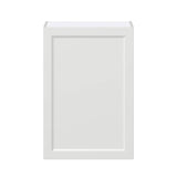 Hugo&Borg Riviera 24-in W x 35-in H x 14-in D Bright White Wall Fully Assembled Cabinet (Recessed Panel Shaker Door Style)
