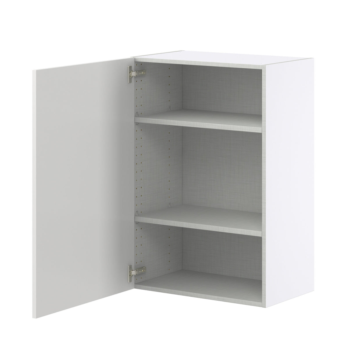 Hugo&Borg Riviera 24-in W x 35-in H x 14-in D Bright White Wall Fully Assembled Cabinet (Recessed Panel Shaker Door Style)