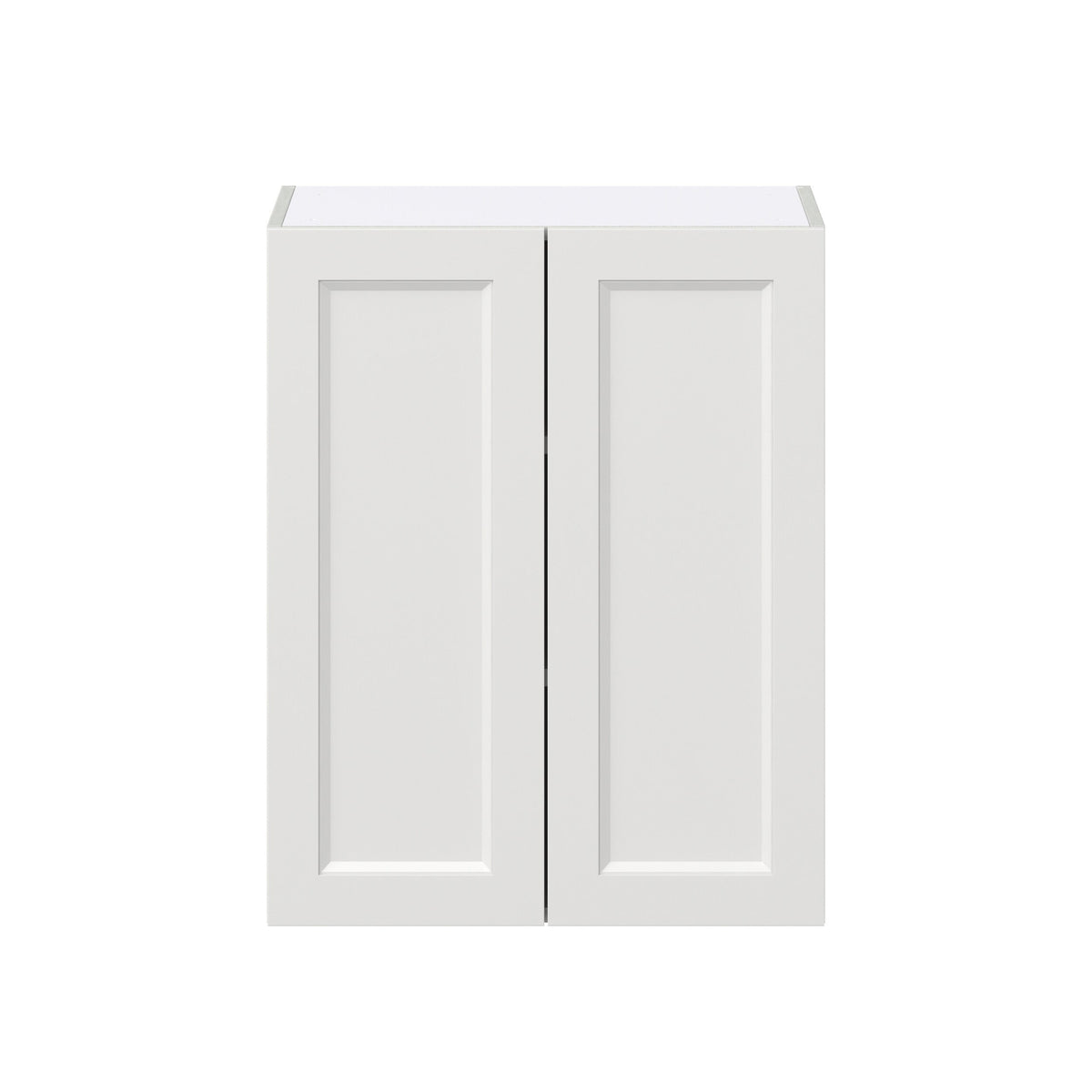 Hugo&Borg Riviera 24-in W x 30-in H x 14-in D Bright White Wall Fully Assembled Cabinet (Recessed Panel Shaker Door Style)
