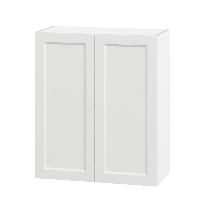 Hugo&Borg Riviera 30-in W x 35-in H x 14-in D Bright White Wall Fully Assembled Cabinet (Recessed Panel Shaker Door Style)