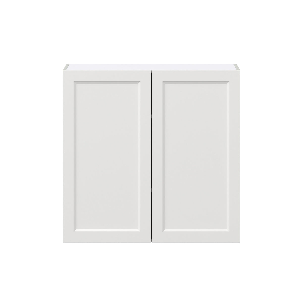 Hugo&Borg Riviera 36-in W x 35-in H x 14-in D Bright White Wall Fully Assembled Cabinet (Recessed Panel Shaker Door Style)