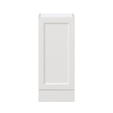 Hugo&Borg Riviera 15-in W x 35-in H x 14-in D Bright White 1-Drawer Wall Fully Assembled Cabinet (Recessed Panel Shaker Style)