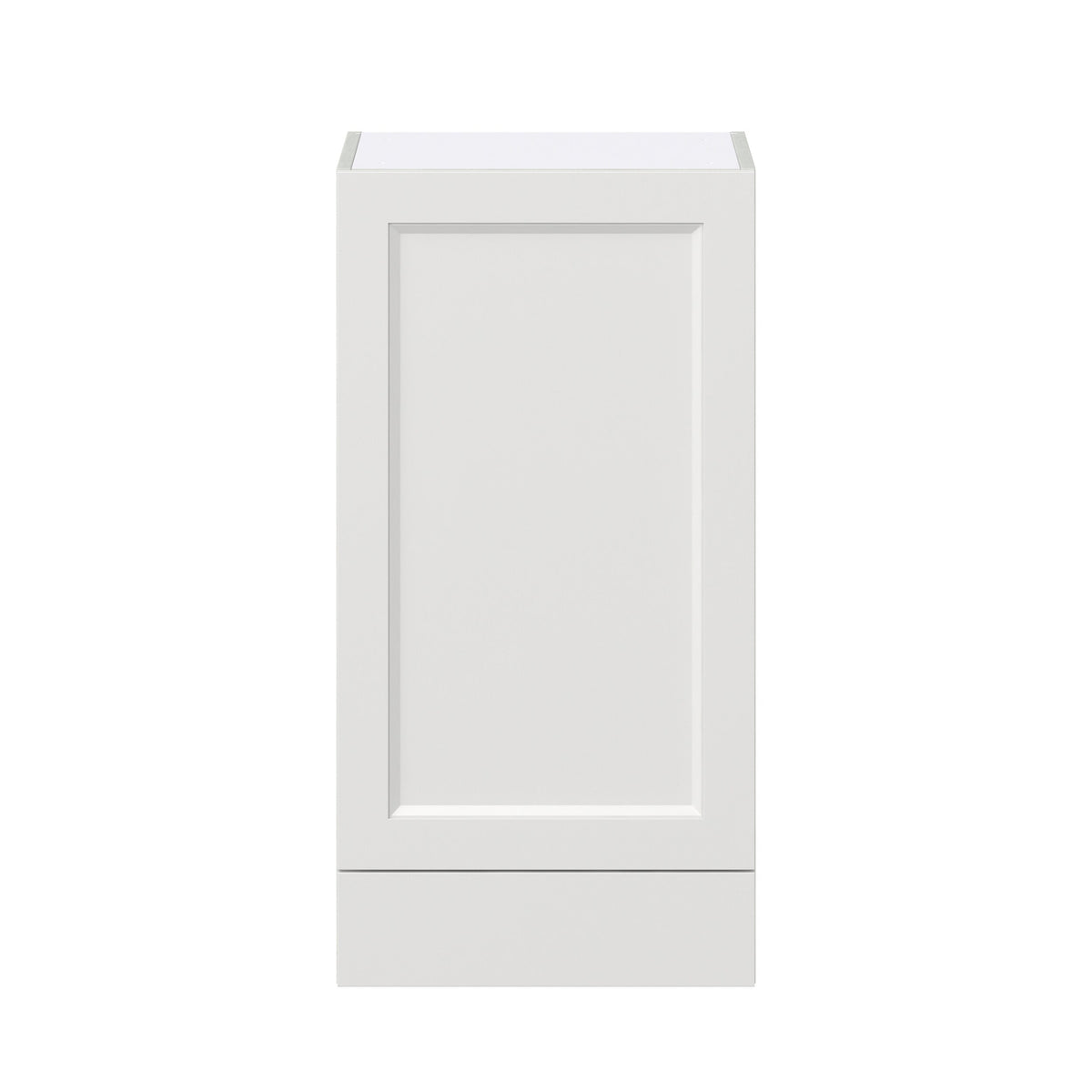 Hugo&Borg Riviera 18-in W x 35-in H x 14-in D Bright White 1-Drawer Wall Fully Assembled Cabinet (Recessed Panel Shaker Style)