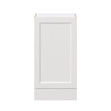 Hugo&Borg Riviera 18-in W x 35-in H x 14-in D Bright White 1-Drawer Wall Fully Assembled Cabinet (Recessed Panel Shaker Style)