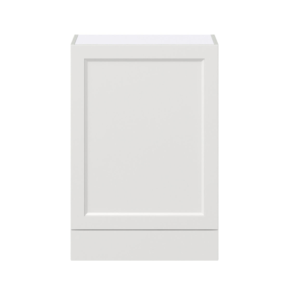 Hugo&Borg Riviera 24-in W x 35-in H x 14-in D Bright White 1-Drawer Wall Fully Assembled Cabinet (Recessed Panel Shaker Style)