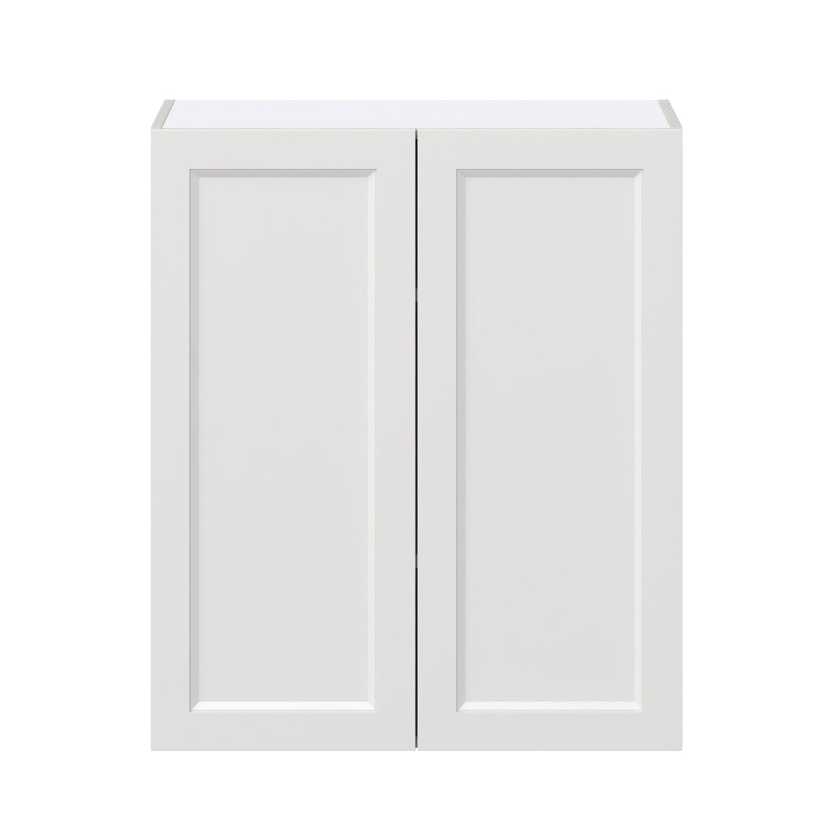 Hugo&Borg Riviera 30-in W x 35-in H x 14-in D Bright White Wall Fully Assembled Cabinet (Recessed Panel Shaker Door Style)